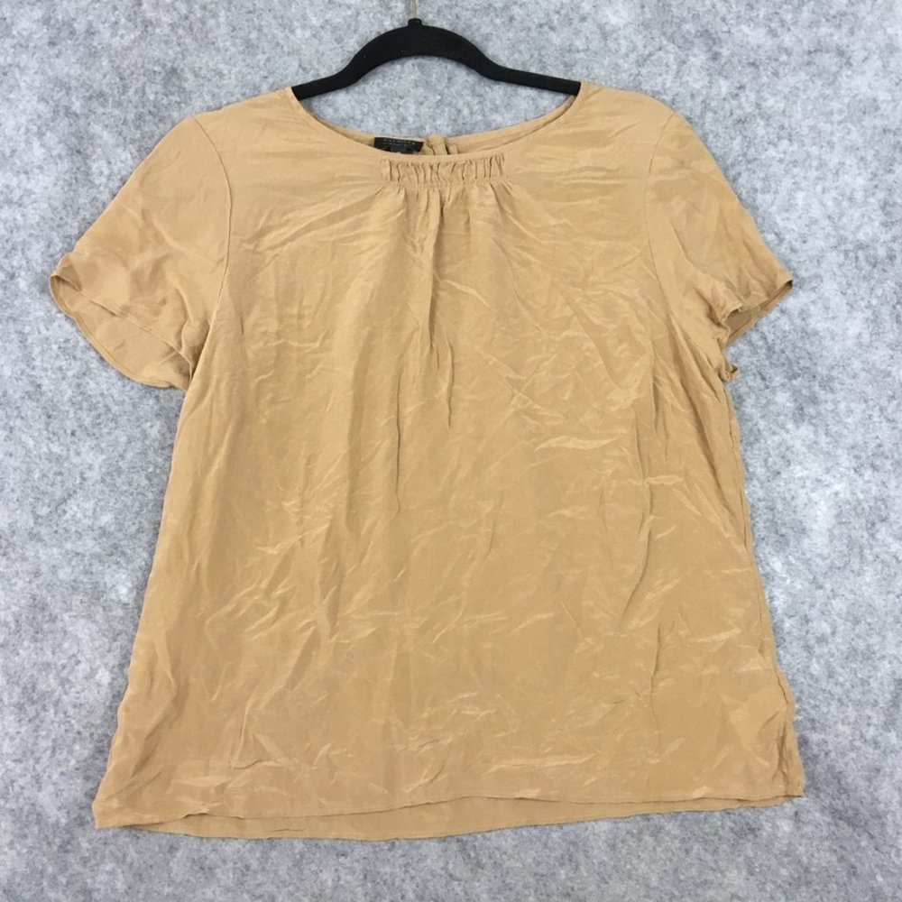 Talbots Tan Short Sleeve Top